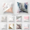 Tai-oreiller 45x45cm rose Gold Line Marble Print Pattern Horme Home Room Sofa Decoration Cushion Cover HKD230817