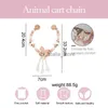 Baby Stroller Toys Elephant Infant Bed Hangende rammelaars speelgoed maken geluid pacifier Clips Baby Toddler Tweede Eether Baby Sensory Rammles HKD230817