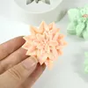 Торговые инструменты 3D Рождественский лист лист силиконовой плесень