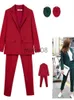 Women's Two Piece Pants Work Pantsuits OL 2 Piece Set For Women Business Interview Uniform Slim Blazer And Pencil Pants Office Lady Suit Female Outfits J230816