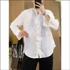 Camisas casuales para hombres G0896 Fashion 2023 Runway Luxury European Design Party Style Clothing