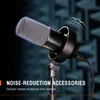 Microphones FIFINE USB XLR Dynamic Microphone with Shock Mount Touch mute headphone jack Volume Control for PC or Sound Card Recording K688 230816