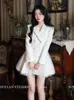 Sweet Elegant Party Mini Dres Long Sleeve Korean Style Kawaii Fairy Dress Bow Casual France Vintage One Piece 230808