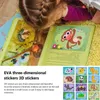 子供のおもちゃのステッカー3DエヴァフォームキッズステッカースリーディメンシャルDIY漫画動物学習教育おもちゃ初期ゲーム230816