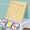 Sports Toys Montessori Nauczanie pomoce geomet riccereative paznokcie grafika graficzna edukacja dla dzieci