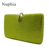 Abendtaschen Nuphia Women Party Metallkristall Clutches Hochzeitstasche Braut Schulter Handtasche Armband