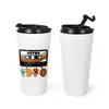 500 ml tasse de café sublimation avec couvercle à vis vide en acier inoxydable tasse de voyage isolée double mur à café glacé tasse de café pour femme et homme