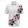 Camisas casuais masculinas 2023 Design Sense Pattern Pattern