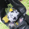 Storage Bags Mesh Heavy Duty Large Basketball Bag Drawstring Design Portable Shoulder Football Carry Soccer Carrying Sack