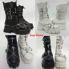 Buty Gothic Style Zupełnie Nowa platforma Cosplay wampirów wampirów dla kobiet w połowie Calf Boots 2022 Autumn Winter Street Buty Buty motocyklowe T230817