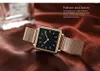 Armbanduhren Sdotter Top Brand Square Women Bracelet Watch Gold Luxus Handgelenk Uhren für Mädchen Mode Quarz Kleid Damen Damen