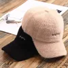 Top kapaklar moda mektubu nakış kadın beyzbol kapağı bayan sonbahar kış termal snapback zirve öğrencileri şapka milliner