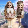 Dolls 13 Joint Movable 30cm 6 points BJD Doll Fashion Princess Set Girl DIY Simulated Home Dressing Toy Birthday Gift Decoration 230816