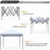 Tents and Shelters SUGIFT 10' x Canopy Tent Instant Waterproof Folding with 4 Sandbags White beach umbrella 230816