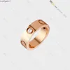 UOQL Ring Love Designer Diamond Titanium Steel Gold-plated Never Fading Non-allergic Gold/silver/rose Gold; Store/21621802