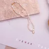Collares colgantes Minar Collar de perlas de agua dulce Irregular Irregular para mujeres Joyas de Opal de Opal de Opal.