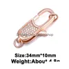 CLASPS HOOKS RIVERSR CZ MICRO PAVE LOBSTER CLASP ACCESSORS