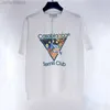 Camisetas masculinas de boa qualidade nova chegada Casablanca Triangle pirâmide camiseta Men 1 1 Casablanca Casual Casual Casual Tees Vintage