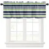 Gordijnstrepen Multicolor Blue Green White Short Curtains Keukencafé Wijnkast Deur Raam Klein Home Decor Drapes