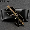 Sunglasses Round Steampunk Rimless Sunglasses Women Fashion Elastic Temples Brand Designer Vintage Sun Glasses For Men Lentes De Sol 230816