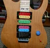 Paradiso personalizzato Jason Becker JB24 Numeri Natural Electric Guitar Ash Cody Maple Tabella numerato Inlays Floyd Rose Tremolo Bridge Black Hardware