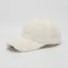 Capas de bola chapéus de inverno para mulheres boné de beisebol espessado chapéu de peles feminina ao ar livre Mantenha quente sólido Gorras Casquette