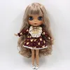 Poppen Icy DBS Blyth Doll Joint Body Brown Mix Blond Hair 30cm 16 BJD Toy Girls Gift 230816