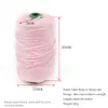 Akcesoria części torby torebka DIY z dzianinową przędzą wełnianą różowy czarny ręcznie robiony pasek na ramię tkany torba do majsterkowania szydełka akcesoria 230818