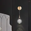 Wandlampe moderne Kristall kreative LED hängen für El Treppe Eingang Bedoorm Wohnzimmer Vorlage Licht Luxus