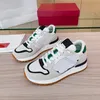 Mode uit kantoorontwerpster schoenen vrouwen mannen casual schoenen hardloopschoenen echt lederen gaas canvas suède sneakers trainer lente herfst paar platform sportschoenen