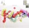 Wisteria Stripe Artificial Flower Wedding Ceiling Decoration Artificial Flower Stripe Embroidery Ball Simulation flowers