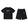 Basketball shorts féminins shorts man ville de survêtement de survêtement chenille combinaison noire coton london streetwear mode cool style pour jeunesse t-shirt à manches courtes y2