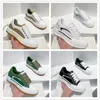 2023S Leisurewear Men Shoes Deck Trainers Lace-Up Plimsoll Leather Sneakers Shoes Black White Green Par Comfort Skateboard Walking EU38-45, With Box