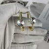 Merkontwerper Miumiu mode oorbellen nieuwe volledige diamant gepersonaliseerde coole stijl oorbellen dames mode zirkon hoepoor oorbellen hoge kwaliteit accessoires sieraden