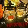 Inne imprezy imprezowe zapasy dyniowe światła LED LED LED Halloween Ornamenty Duch Demon Horror Atmosfera Uczucie Lampa stołowego Dekoracja 230817