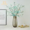 Decorative Flowers Wreaths Simulated Eucalyptus Apple Leaf Green Plant Hotel Wedding Home Table Party Decoration Autumn Single Branch Tree Leaves HKD230818