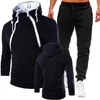 Herren-Tracksuiten Mode gedruckte Kapuze-Frauen Herbst Winter Hoodie Hosen 2-teilige Pullover Sportsets Sportwear Suis