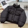 Dames katoenen down parka lange mouw klavers puffer jas windbreakers naar beneden bovenkleding causale streetwear dames pra jassen dikke warme jassen winter outparden tops