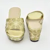 Klädskor bröllop brud cristal sommarhögklackade för kvinnor Italien klackar sko elegant kristall