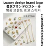 Декорации ногтей BH 05 10PCS Полный циркон материал роскошный бренд Charm Korea Japan Designer Charms Charms Ins Solding 230816