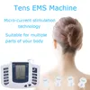 Autres articles de massage EMS Corps Stimulateur musculaire électrique Tens Acupuncture Slimming Massager 16 PADS Thérapie numérique pour le dos Centre de santé du pied du cou 230817