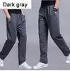 Men's Pants Men Autumn Summer Sports Running Zip Pocket Training Elastic Waist Jogging Casual Trousers Sweatpants Solid Fitness Loose