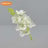 Dekorativa blommor kransar konstgjorda siden hyacint blommahuvuden hyacinthus orientalis för diy bröllop hem trädgård blommor bukett dekoratiive hkd230818