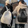 Sac à dos grande capacité pu en cuir Pu Femmes hommes de voyage cool Bagpack de haute qualité pour filles sac de livres couple mochilas couple