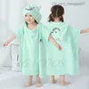 Asciugamani da 3-12 anni asciugamano da bagno con cappuccio per bambini neonato di bambino con cappuccio per bambini super morbido sacchetto a pelo calda z230819