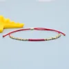 Strand Yastyt Miyuki Samen Perle Perlen -Bracelet Mode -Schmuck vergoldete geometrische Perlenpulseras Rote Stringarmbänder für Frauen