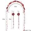 Collier Boucles d'oreilles Set Flower Barret Barrets Barrettes à cheveux Per perle