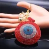 Keychains Turkiet Eyes Crystal Cute Funny Blue Evil Eile Pärla Keyring Boys Girls Car Trinets Charm Diy Pendants