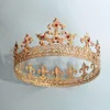 Clips de cheveux King's Gold plaqués rond Crown Queen's Metal Tiara Party Party Party Accessoires