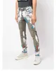 Дизайнер фиолетовых джинсов Ksubi Exclusive Правильная версия бренд Elastic Casual Long Men's Summer New Size 30-32-34-36-38